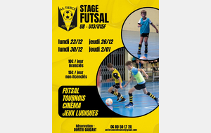 Stage Futsal durant les vacances de Noël !