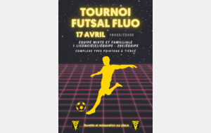 L'ASTC organise son premier tournoi fluo futsal !